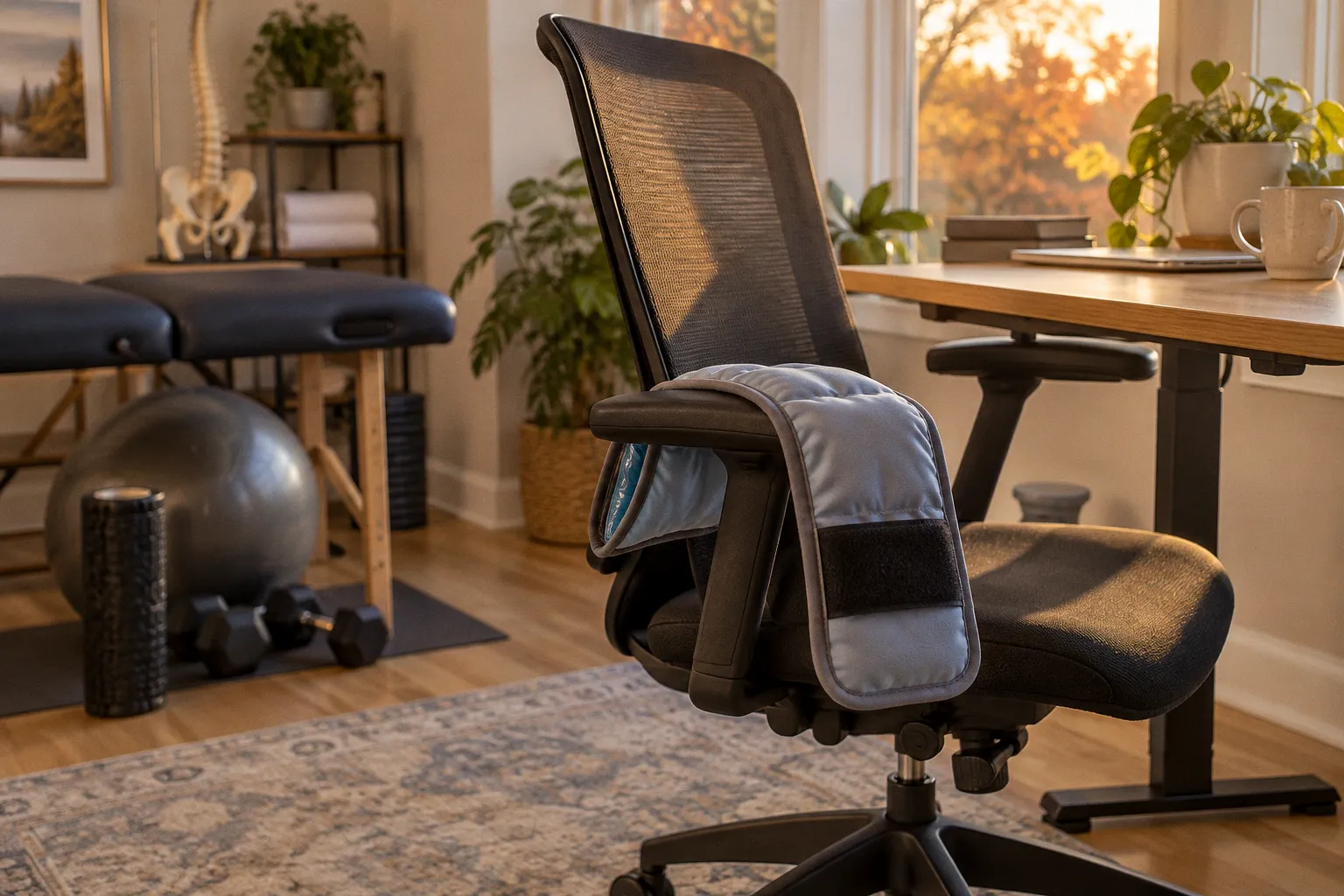 Whiplash recovery: managing desk work during neck rehabilitation